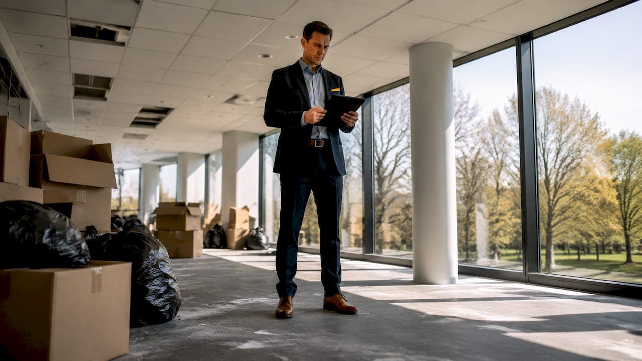Bedrijfspand leegmaken en reinigen: stappen gids