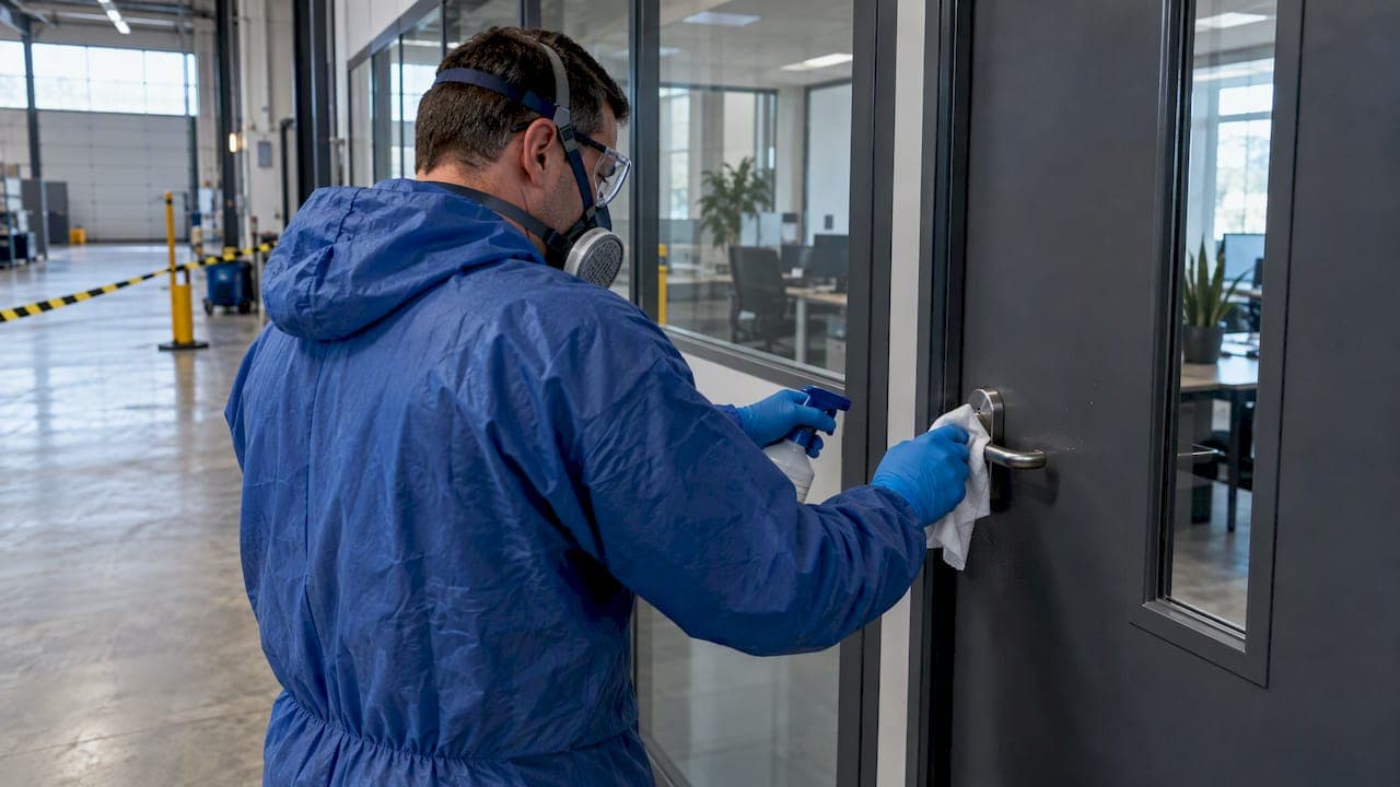 Bedrijfspand desinfectie na trauma of biohazard: wat u moet weten