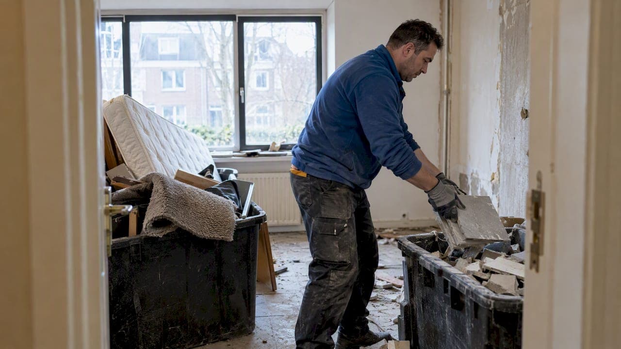 Afvalscheiding bij ontruiming: zo sorteer je correct en wettelijk