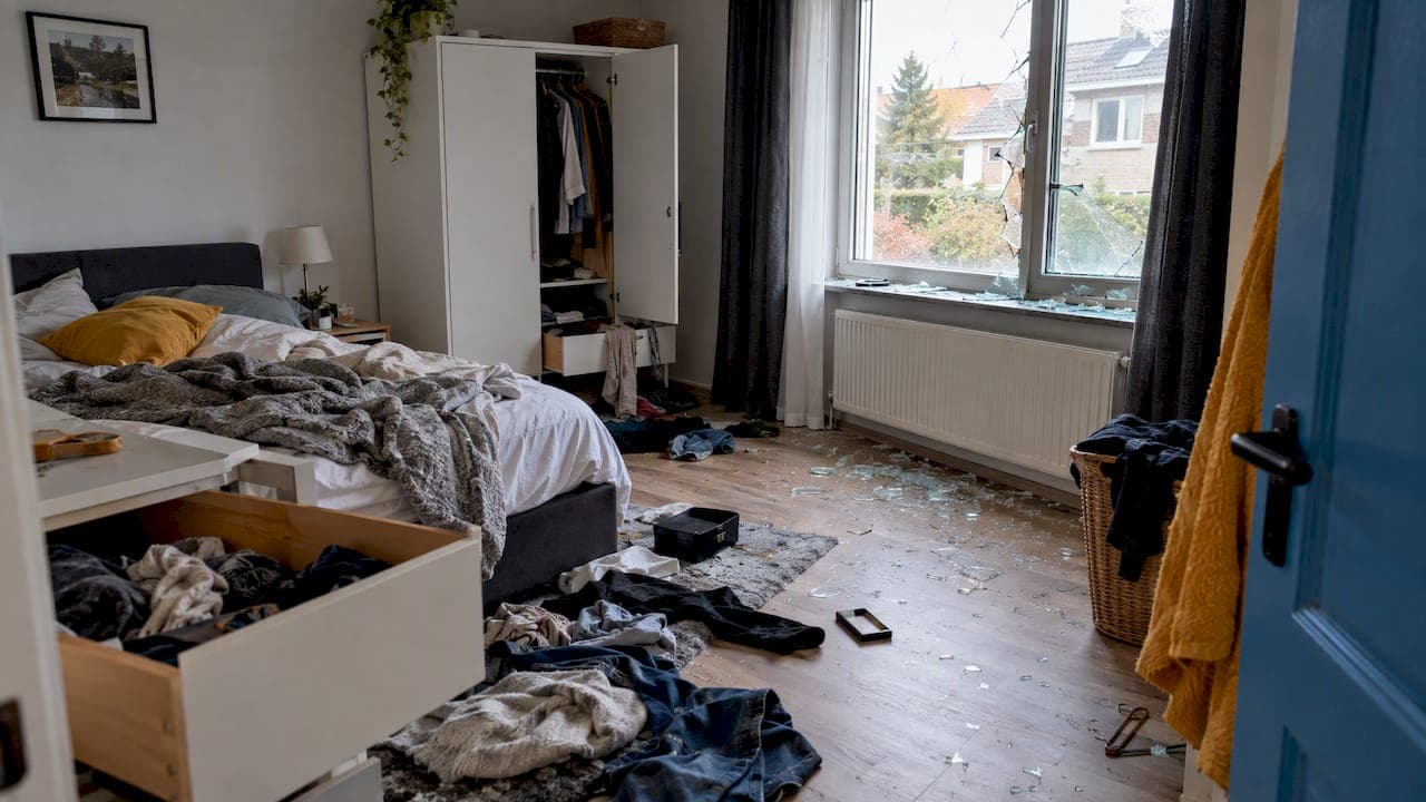 Schoonmaak na een woninginbraak: wat eerst, wat later